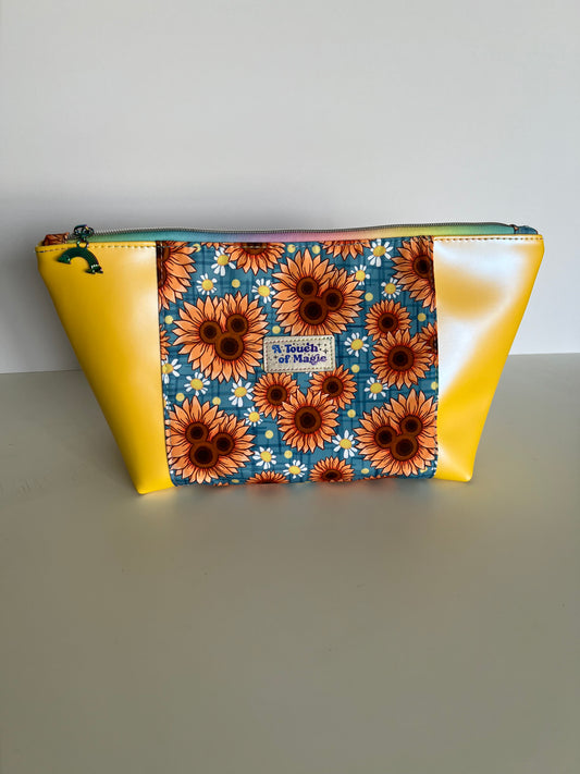 Sunflower peek-a-boo pouch