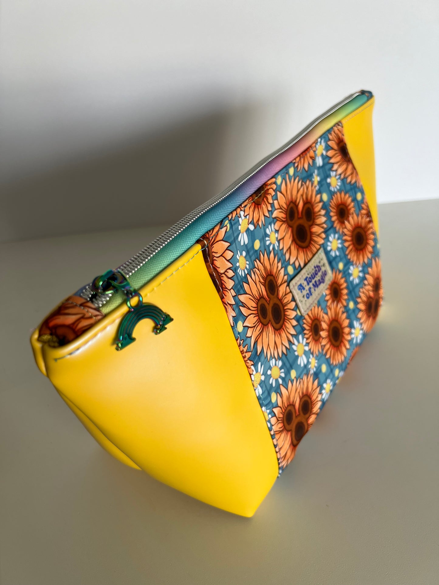 Sunflower peek-a-boo pouch